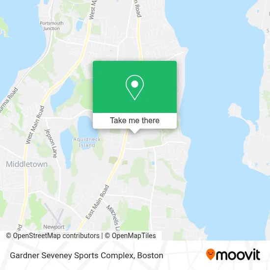 Gardner Seveney Sports Complex map