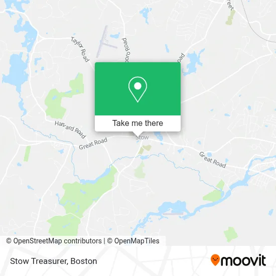 Stow Treasurer map