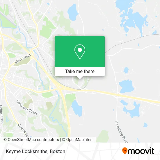Keyme Locksmiths map