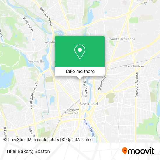 Tikal Bakery map
