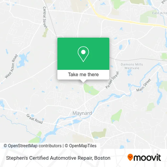 Stephen's Certified Automotive Repair map