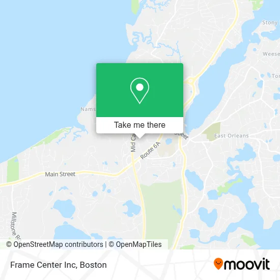 Frame Center Inc map
