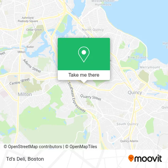 Td's Deli map