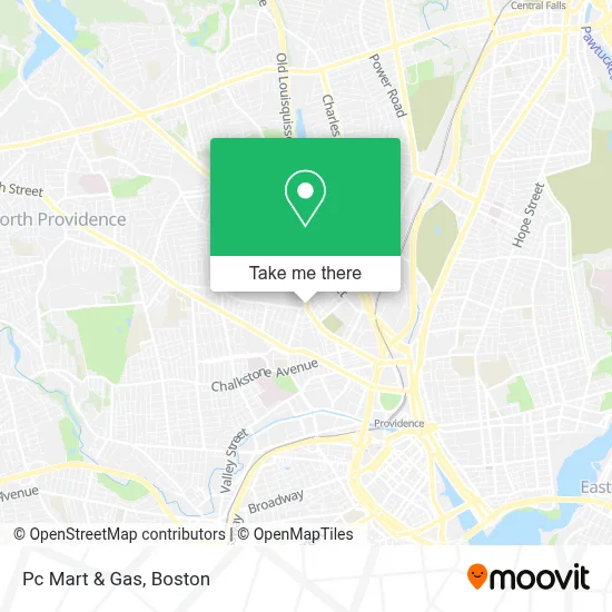 Pc Mart & Gas map