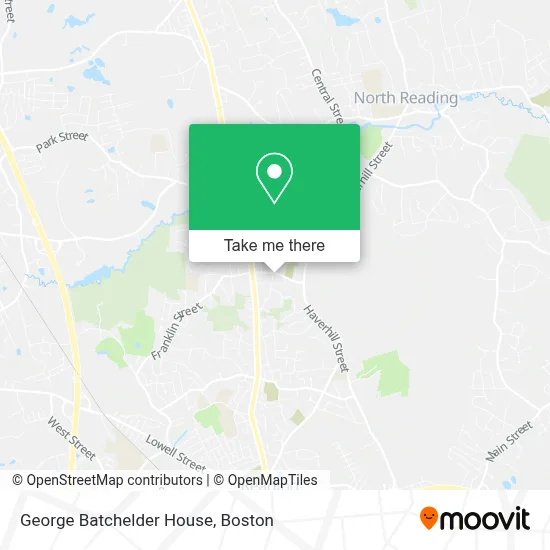 George Batchelder House map