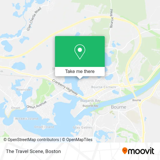The Travel Scene map
