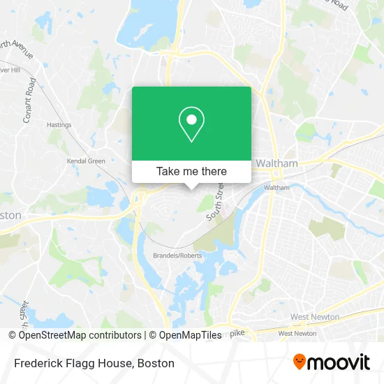 Frederick Flagg House map