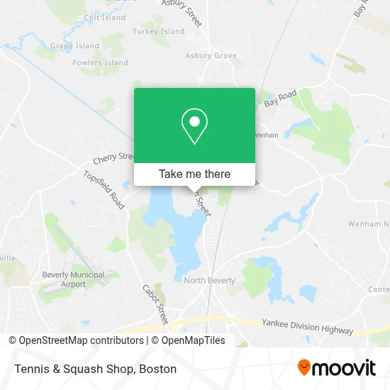 Tennis & Squash Shop map