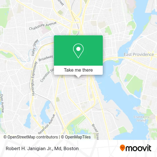 Robert H. Janigian Jr., Md map