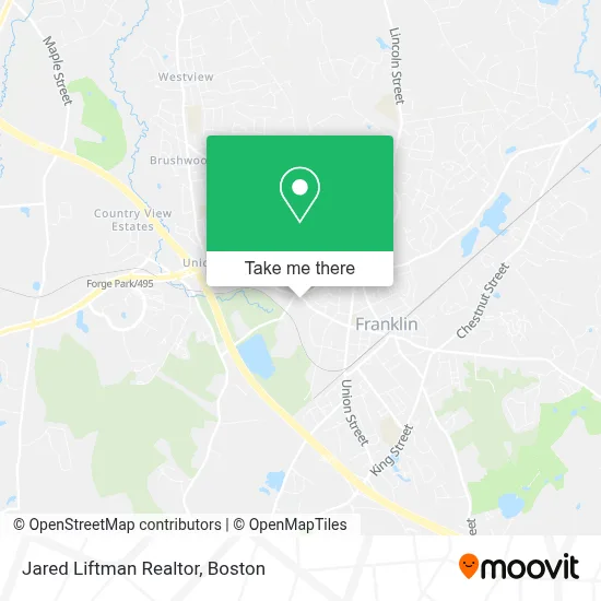 Jared Liftman Realtor map