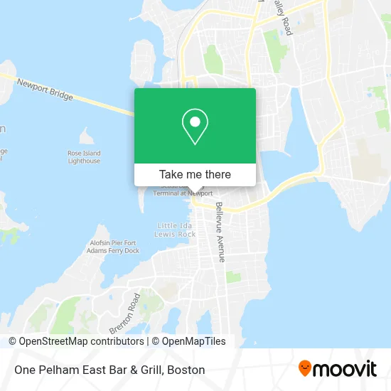 One Pelham East Bar & Grill map