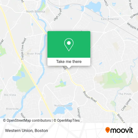Western Union map