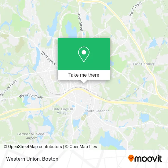 Western Union map