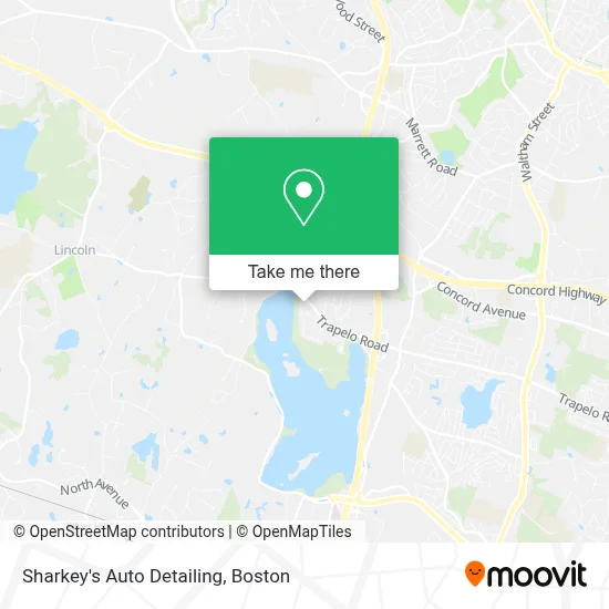 Sharkey's Auto Detailing map