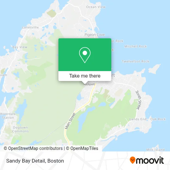 Sandy Bay Detail map