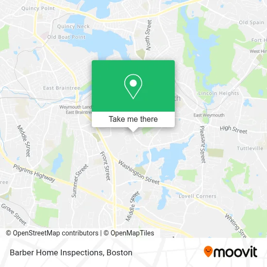 Barber Home Inspections map