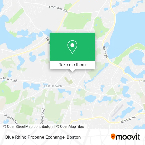 Blue Rhino Propane Exchange map