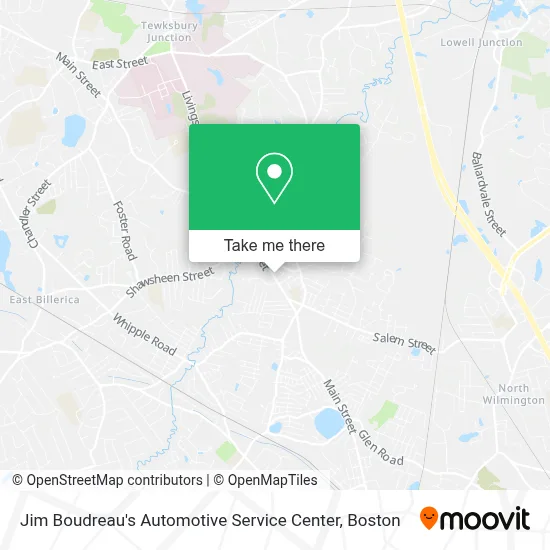 Jim Boudreau's Automotive Service Center map