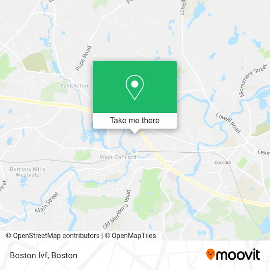 Boston Ivf map