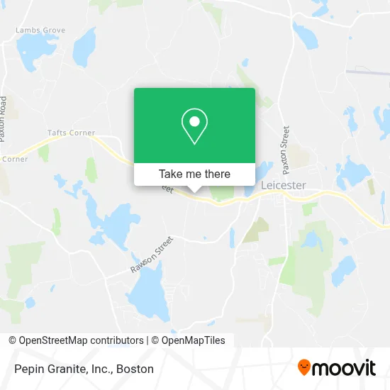 Pepin Granite, Inc. map