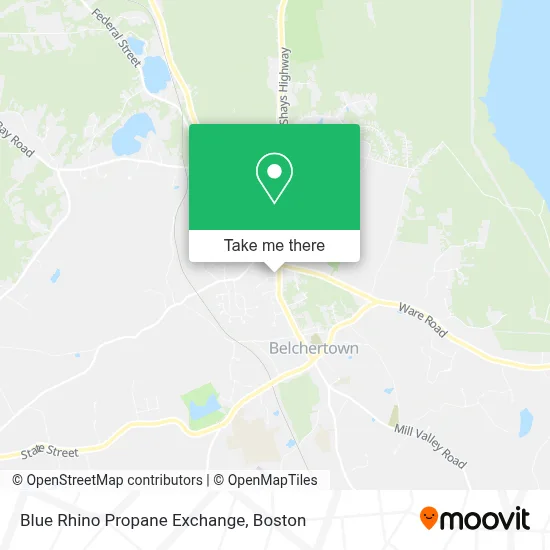 Blue Rhino Propane Exchange map