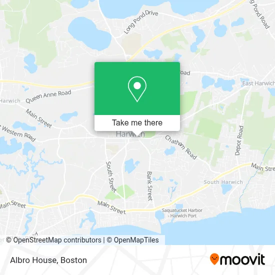 Albro House map