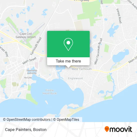 Cape Painters map