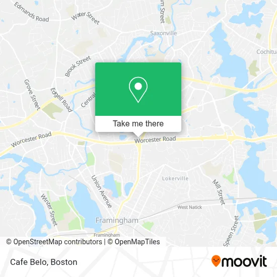 Cafe Belo map