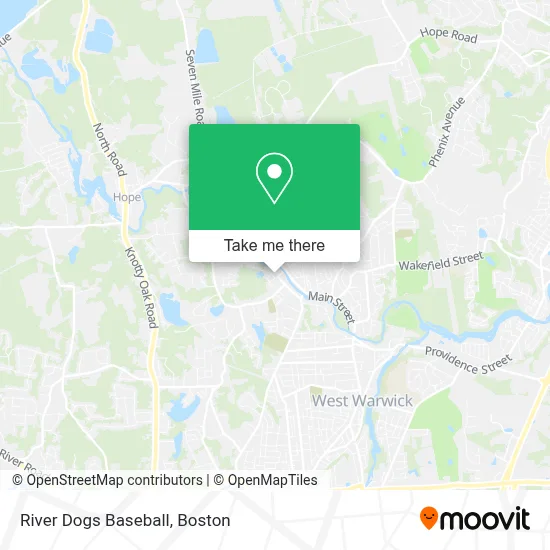 River Dogs Baseball map