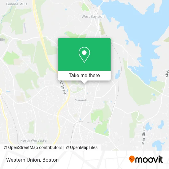Western Union map