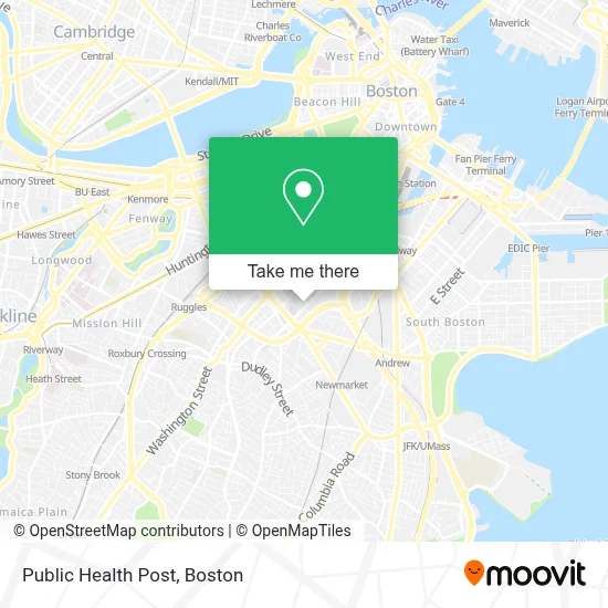 Public Health Post map