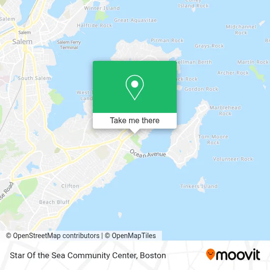 Star Of the Sea Community Center map