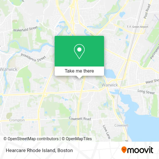 Hearcare Rhode Island map