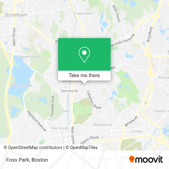 Foss Park map