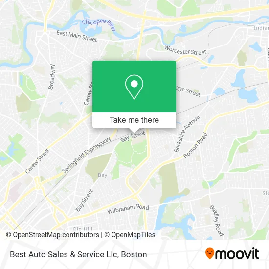 Best Auto Sales & Service Llc map