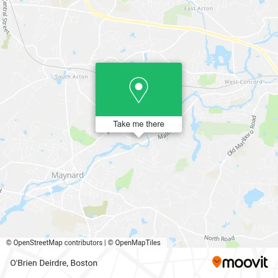 O'Brien Deirdre map