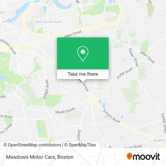 Meadows Motor Cars map