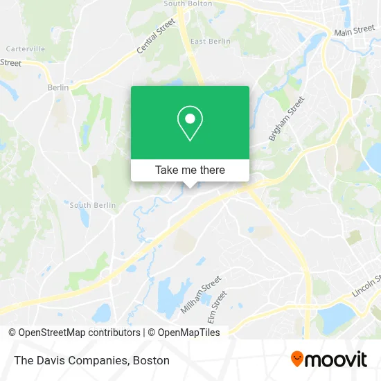 The Davis Companies map