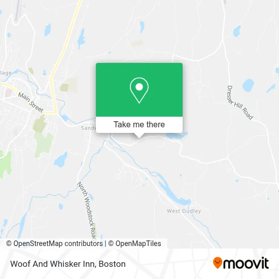 Woof And Whisker Inn map