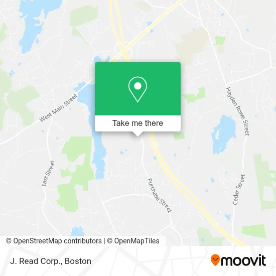 J. Read Corp. map