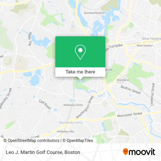 Leo J. Martin Golf Course map