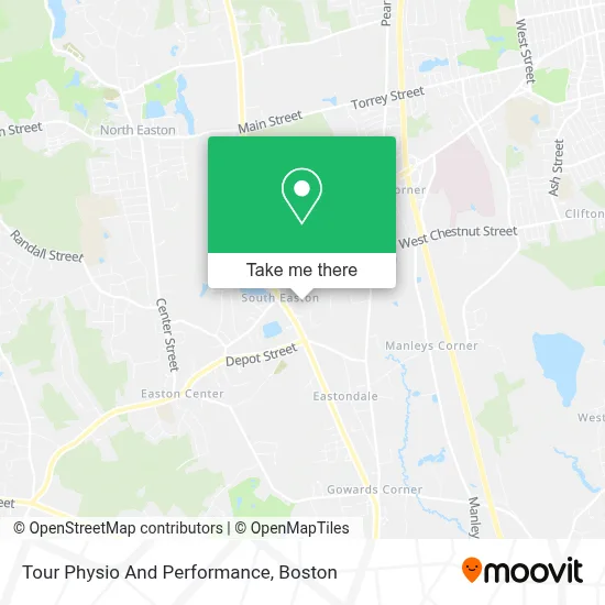Tour Physio And Performance map