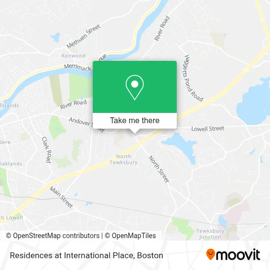 Residences at International Place map