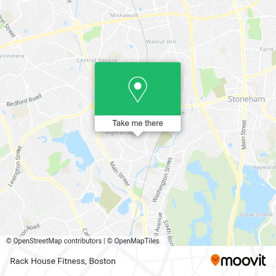 Rack House Fitness map