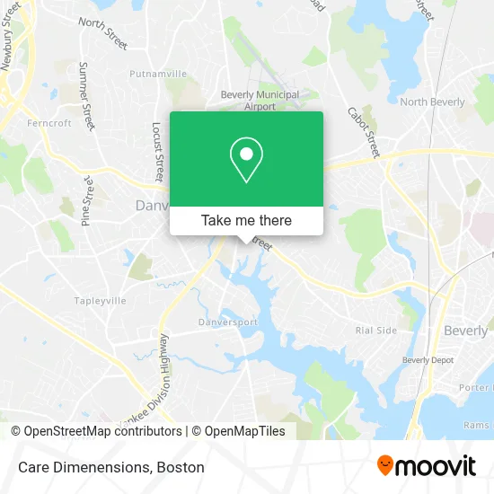 Care Dimenensions map