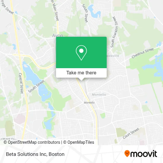 Beta Solutions Inc map