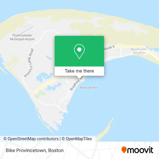 Bike Provincetown map