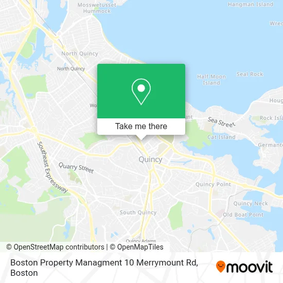 Boston Property Managment 10 Merrymount Rd map
