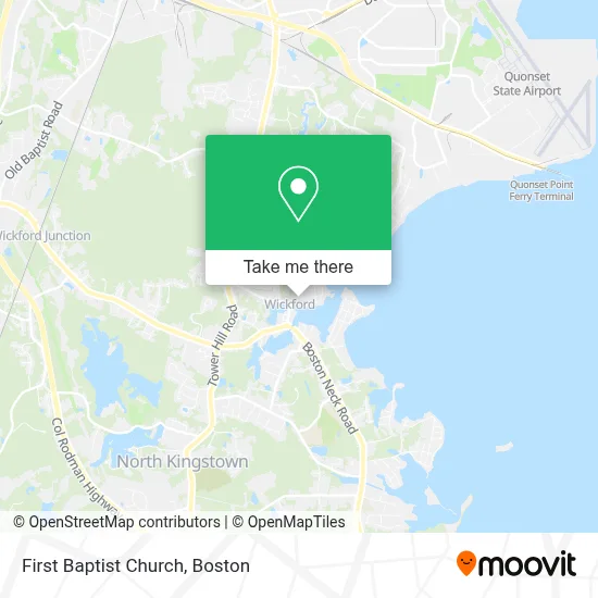 First Baptist Church map