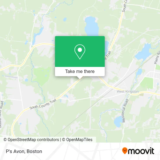 P's Avon map